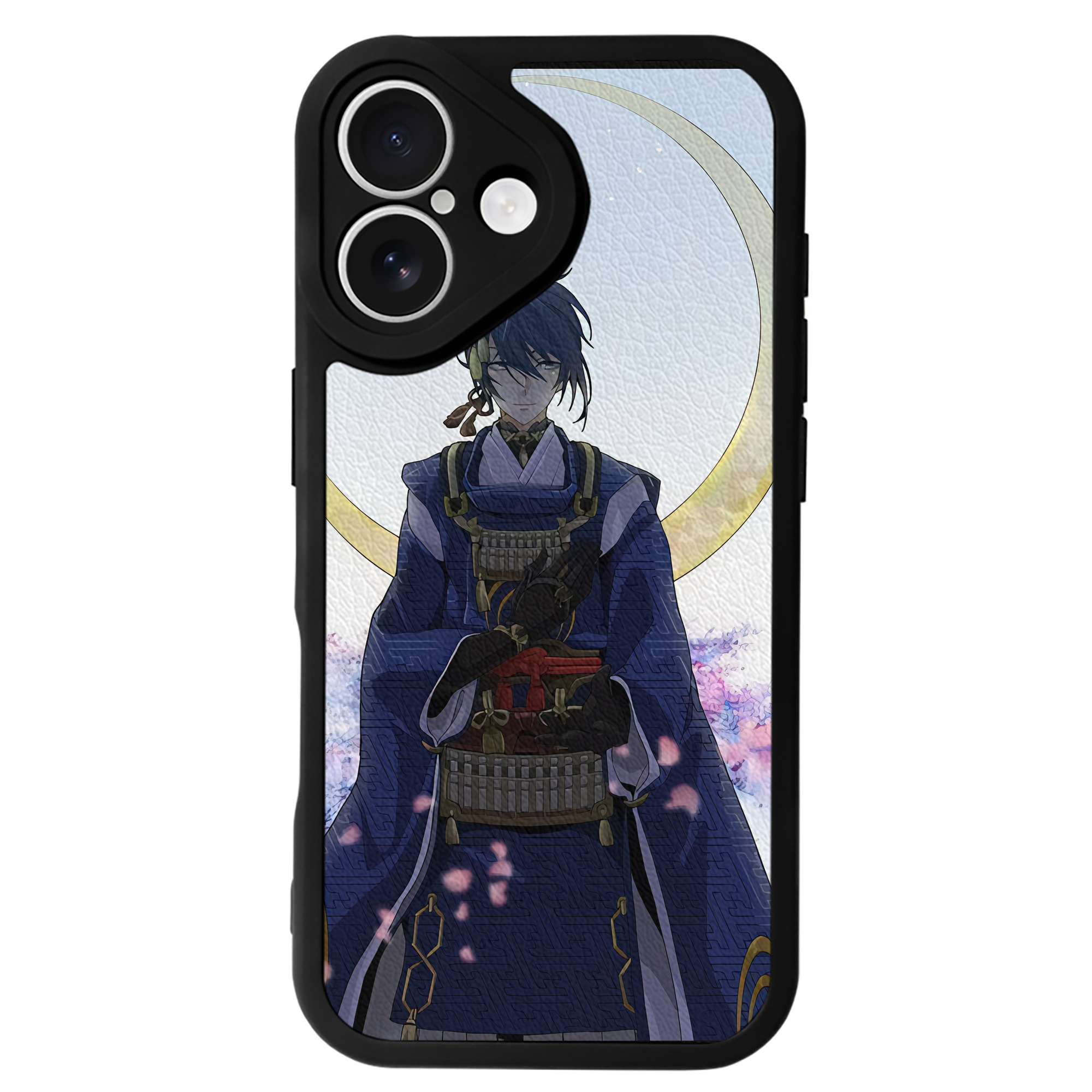（画像用） 刀剣乱舞 Touken Ranbu 【iPhone 16シリーズ対応】シリコンスマホケース（レザー調） 材質：シリコン